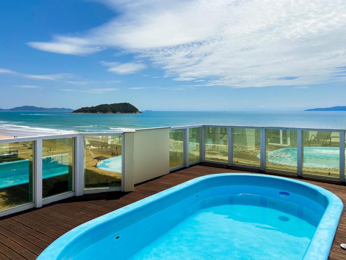 Infinito - Cobertura Frente Mar Com Piscina Daire Governador Celso Ramos Dış mekan fotoğraf