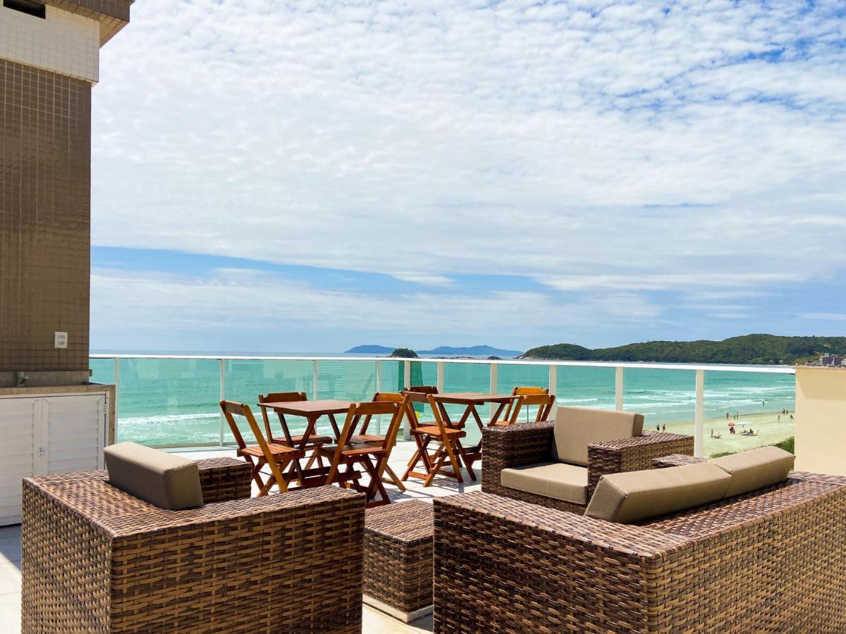 Infinito - Cobertura Frente Mar Com Piscina Daire Governador Celso Ramos Dış mekan fotoğraf