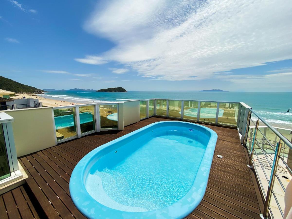 Infinito - Cobertura Frente Mar Com Piscina Daire Governador Celso Ramos Dış mekan fotoğraf