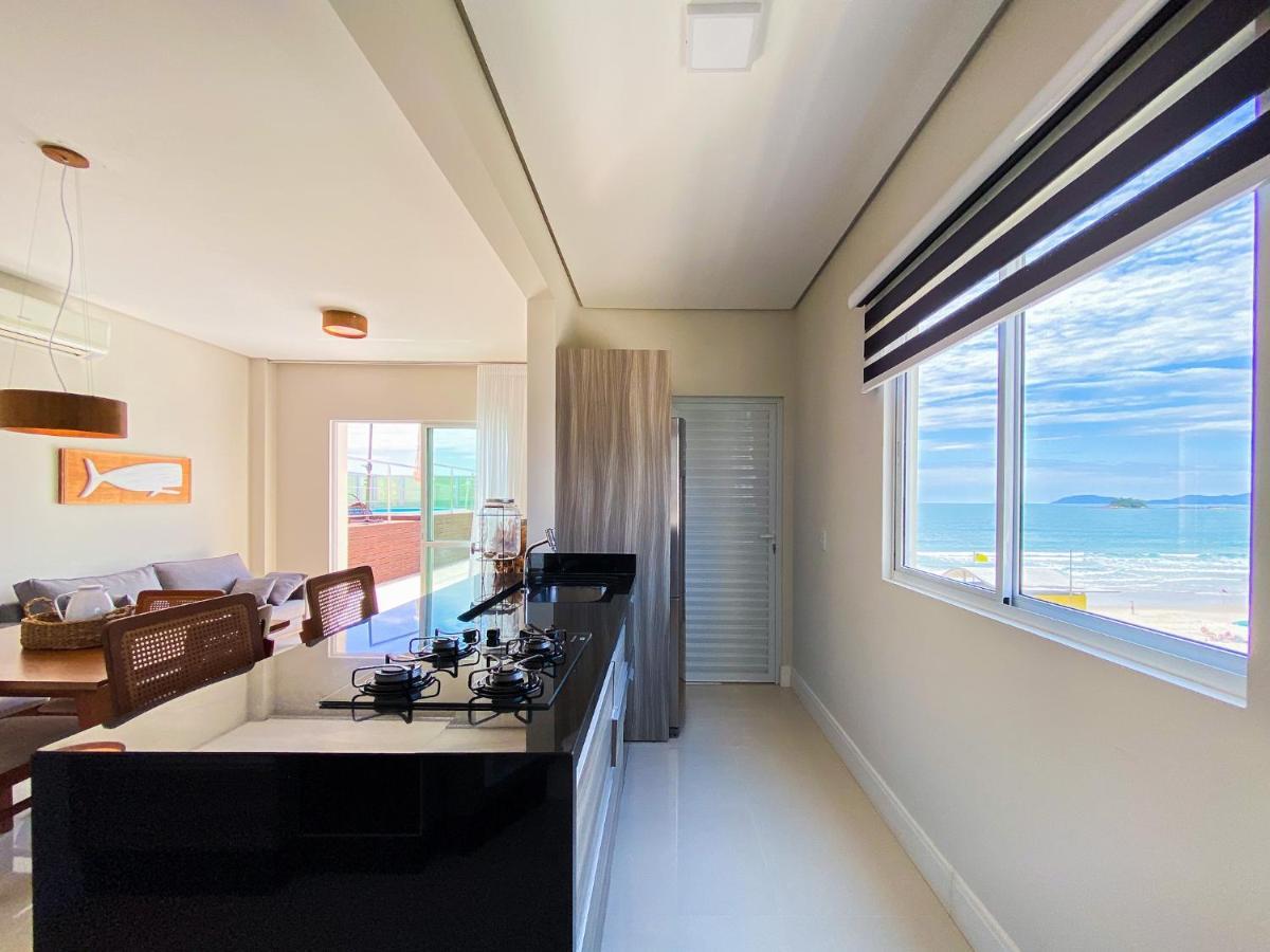 Infinito - Cobertura Frente Mar Com Piscina Daire Governador Celso Ramos Dış mekan fotoğraf